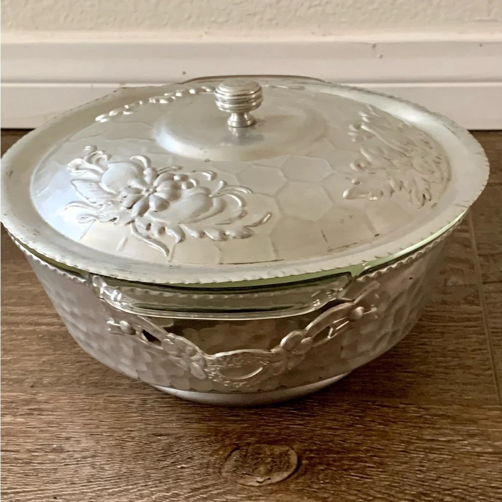 Vintage Aluminum Bowl Dish Nasco Italy